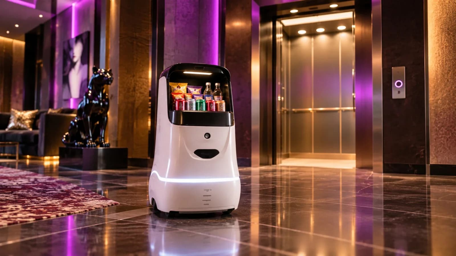 Hotel service robot